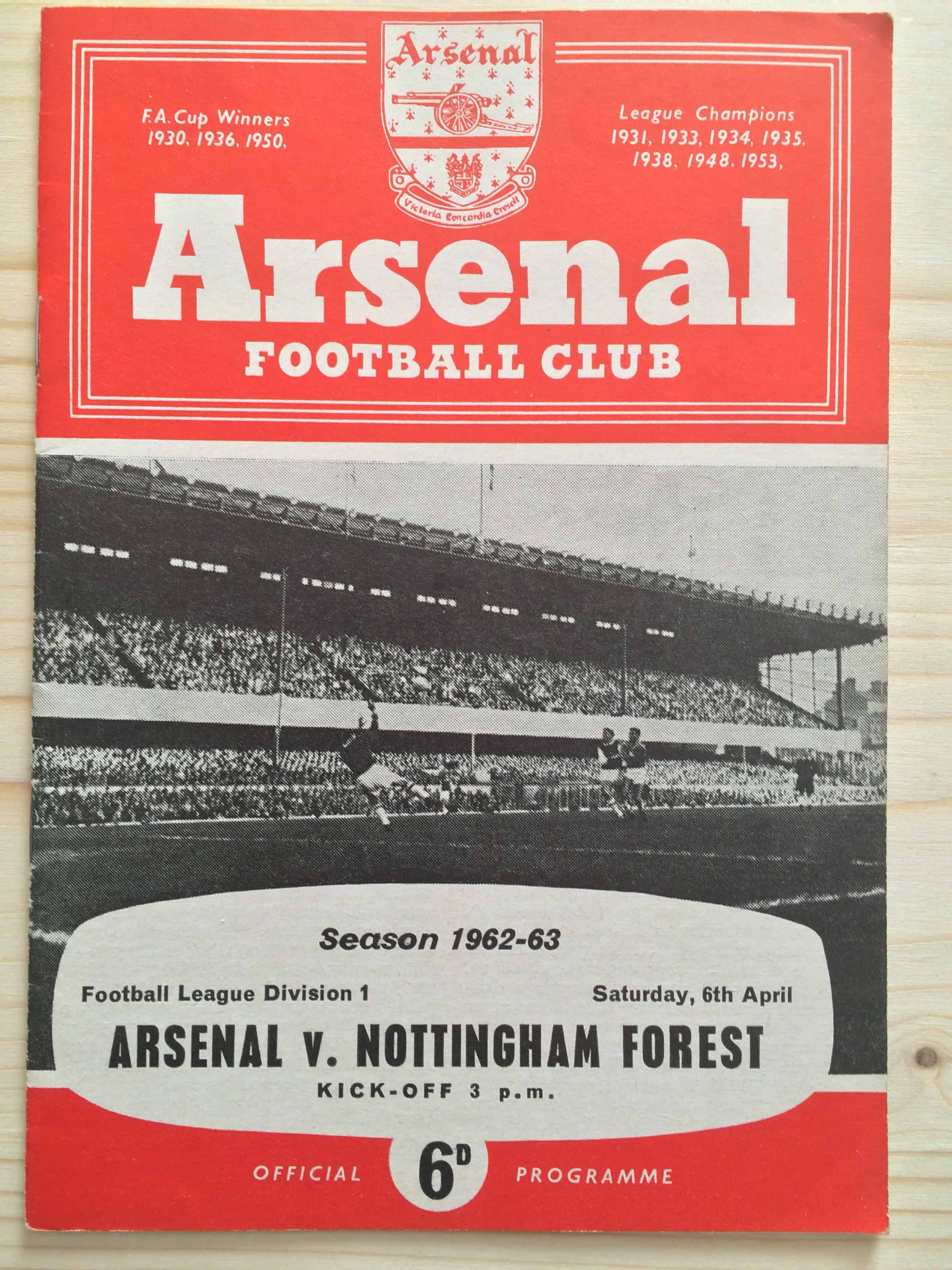 Arsenal FC v Nottingham Forest FC